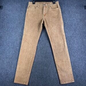 American Eagle Corduroy Pants Mens 30x30 Tan Brown Flex Slim Fit Cords